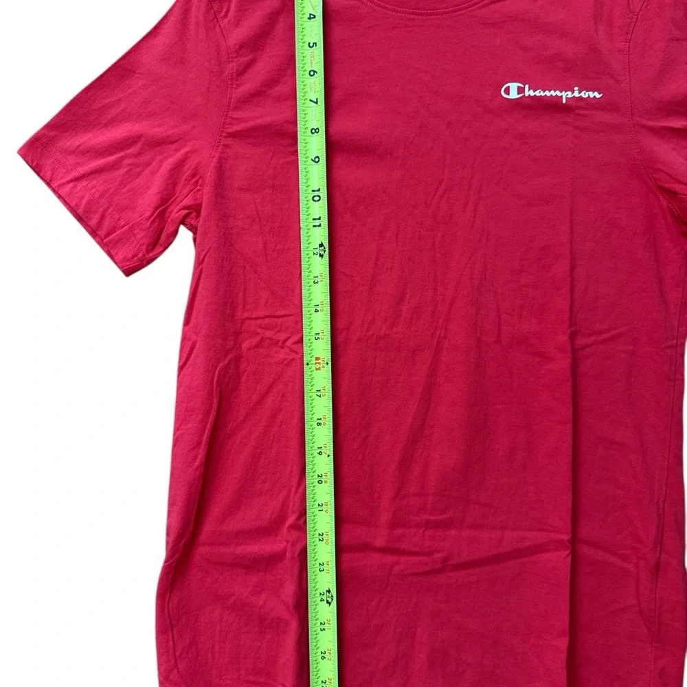 Champion Men’s Size Medium Coral Color T-Shirt‎ Champion Logo Athletic Fit